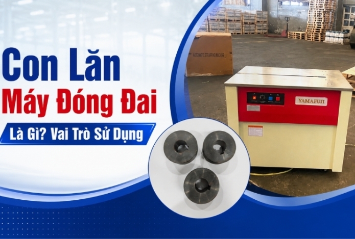Hình ảnh Con Lăn Máy Đóng Đai Là Gì? Vai Trò Sử Dụng  